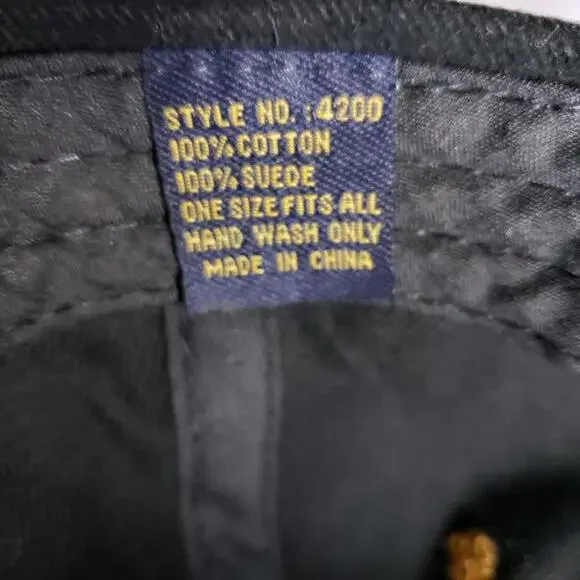 London England Union Jack Adjustable Baseball Cap Hat Suede Brim - Picture 6 of 6